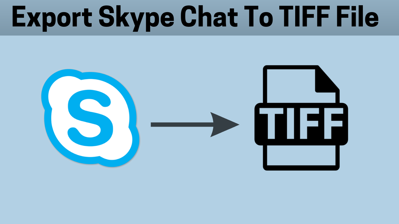 How to Export Skype Chat Conversation to TIFF File?