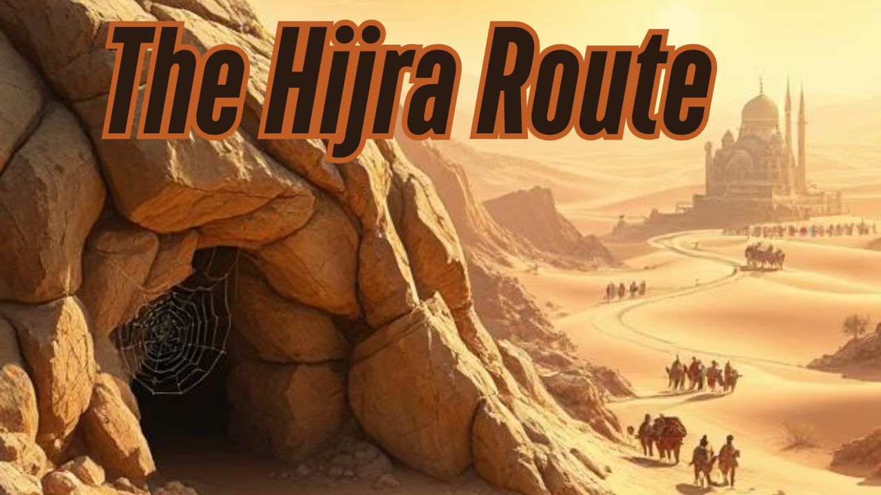 The Hijra Route: The Journey of Prophet Muhammad (PBUH) and Hazrat Abu Bakr (RA) from Makkah to Madinah