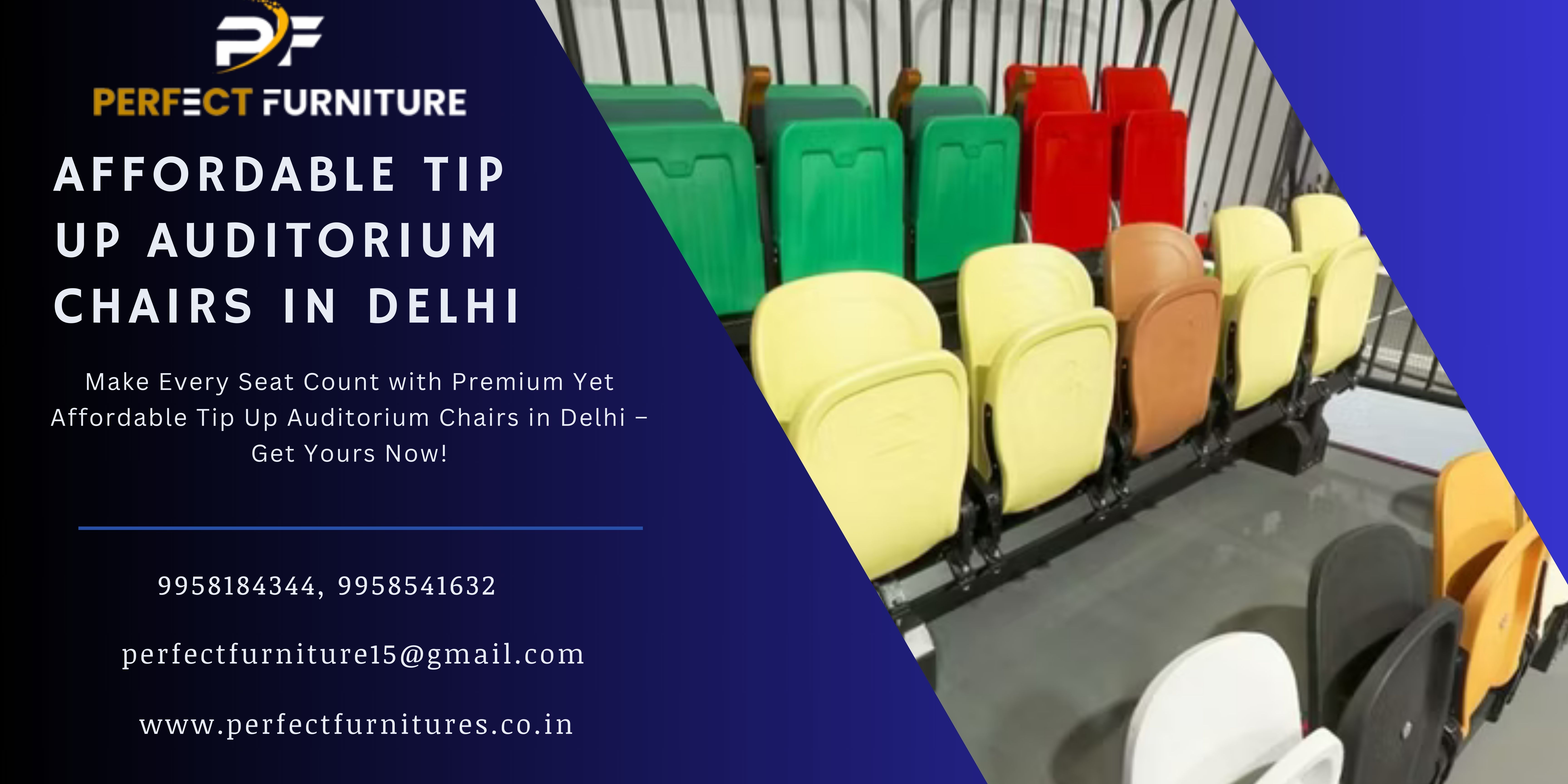 Affordable Tip Up Auditorium Chairs in Delhi