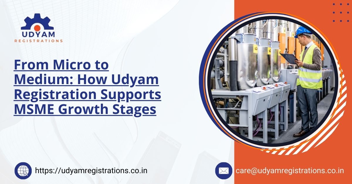 From Micro to Medium: How Udyam Registration Supports MSME Growth Stages