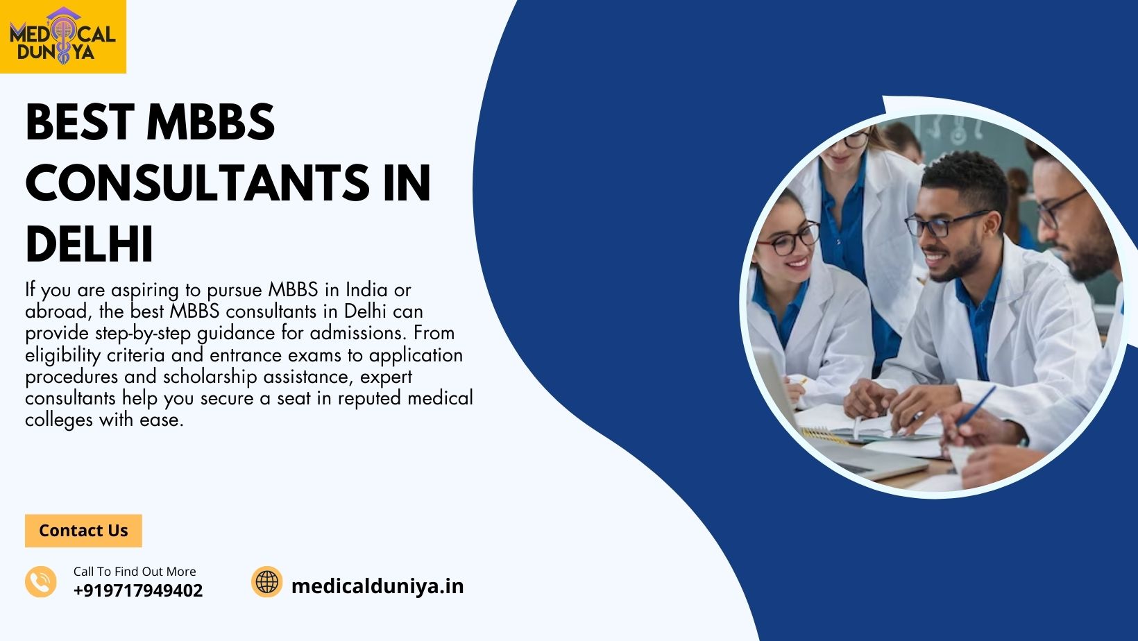 Best MBBS Consultants in India for Medical Duniya