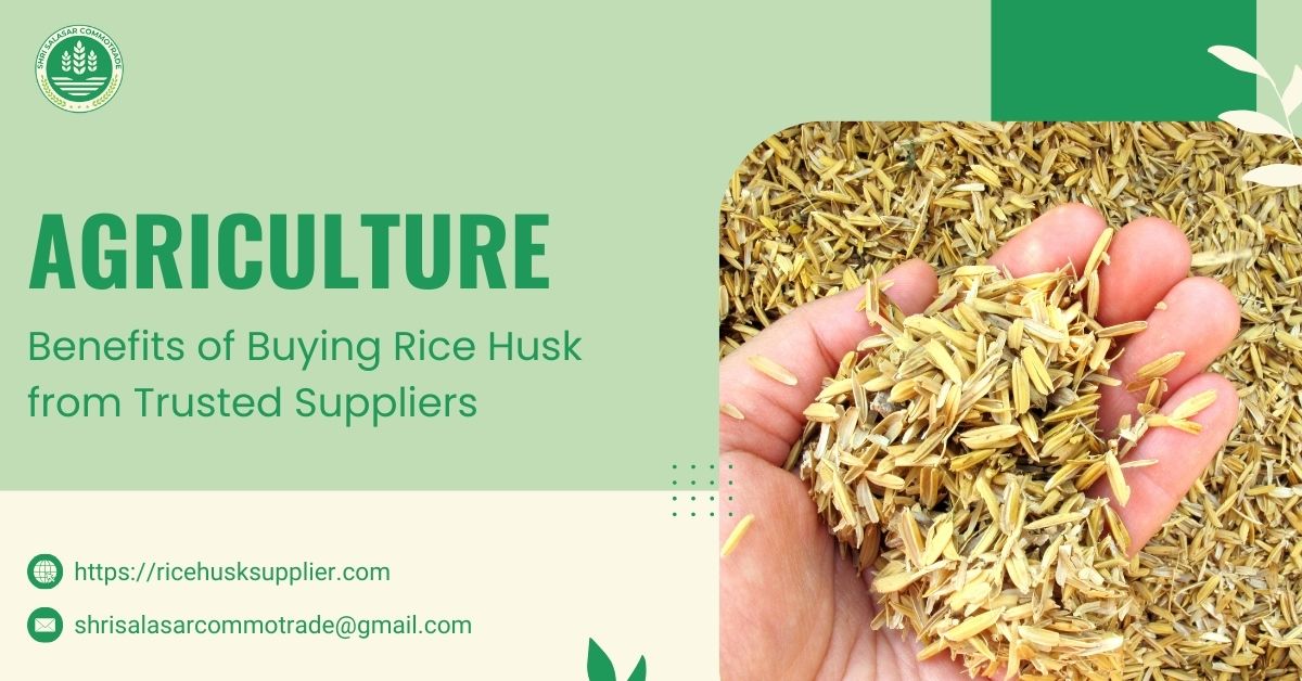 Benefits of Buying Rice Husk from Trusted Suppliers