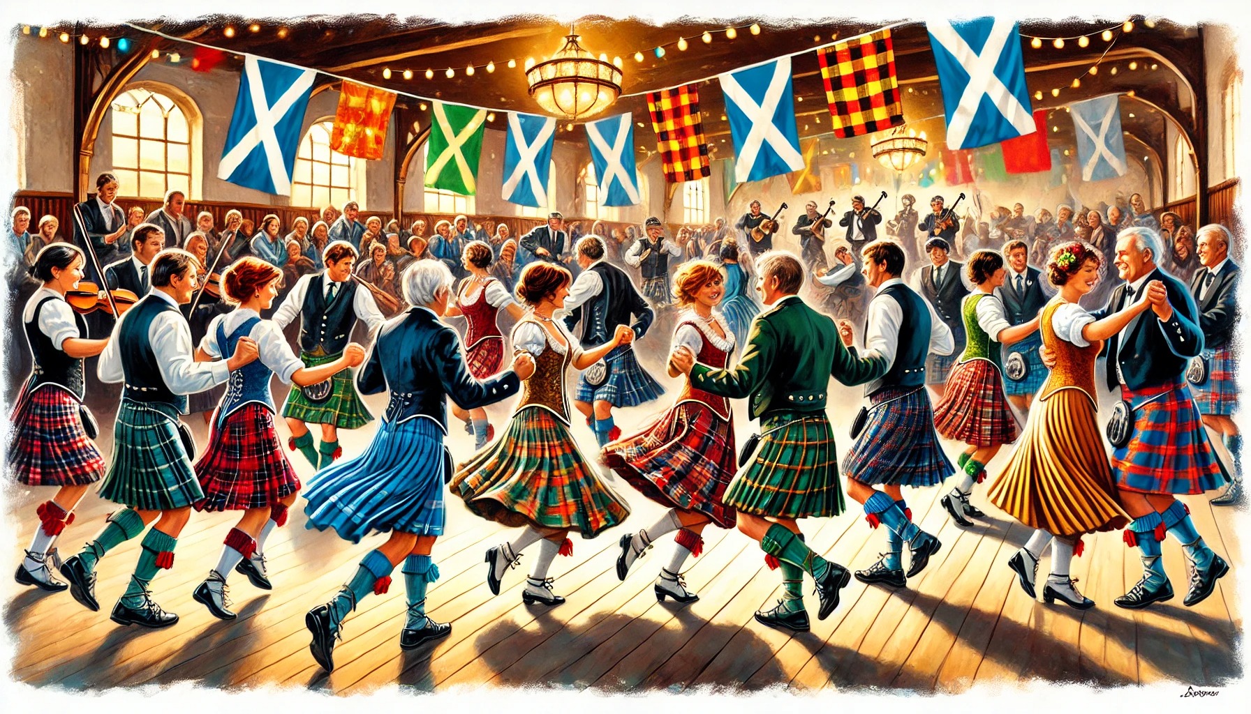 Attending a Ceilidh in a Kilt: Dancing with Tradition