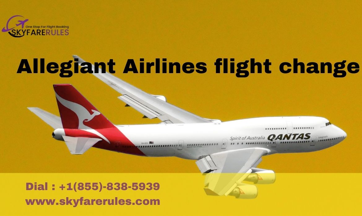 How can I change my Allegiant Airlines flight and what are the fees?