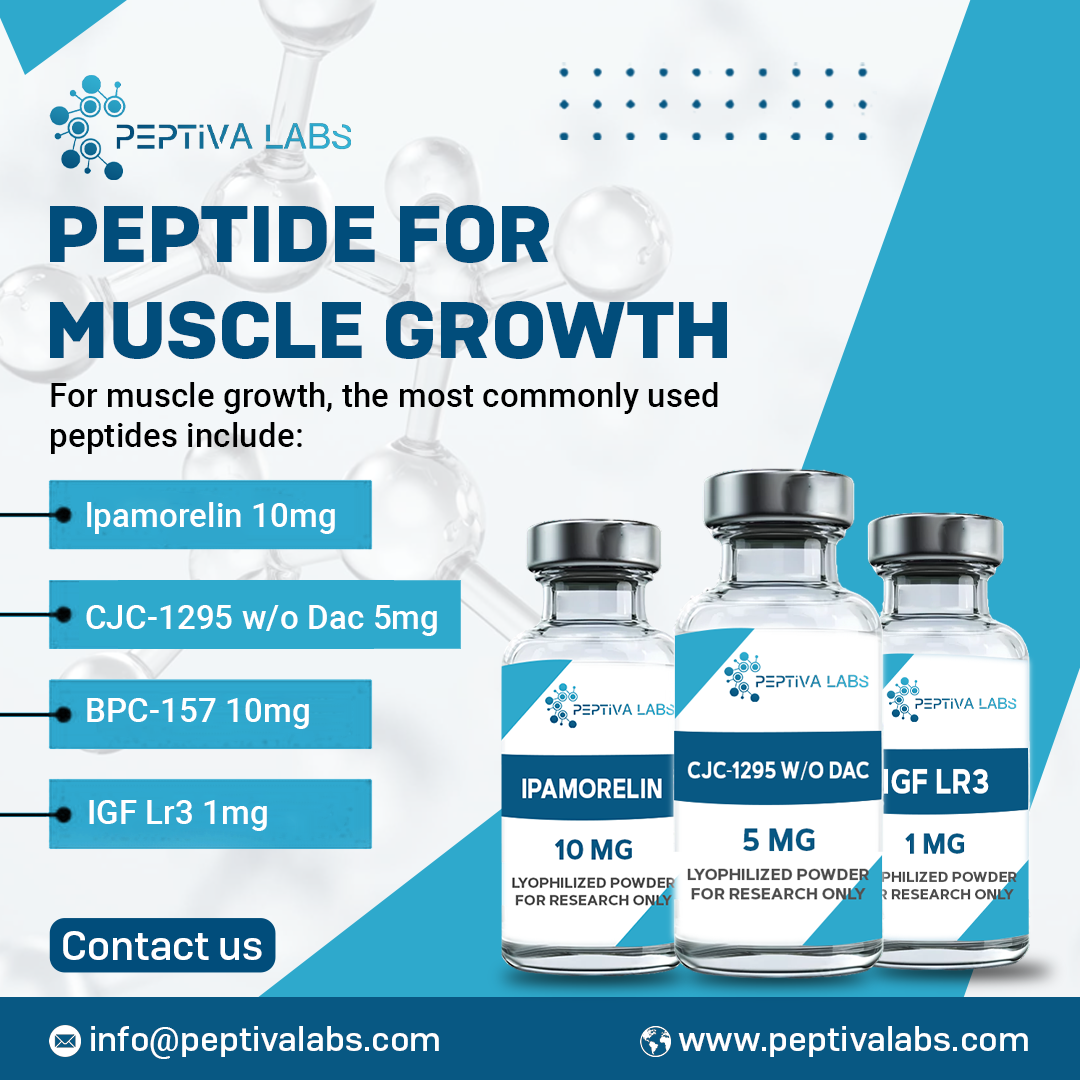 Peptides for Muscle Growth: Unlocking the Potential of Peptide Research Chemicals