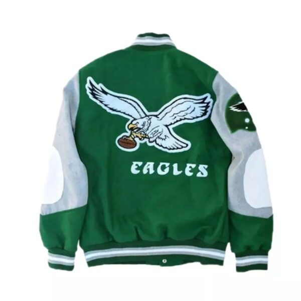 Game Day Glam: Philadelphia Eagles Jackets and Varsity Styles for Women