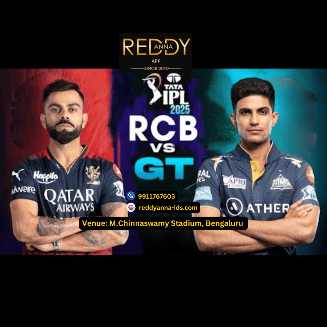 Key Players to Watch with Reddy Book ID in the 14th Match of IPL 2025: Royal Challengers Bengaluru vs Gujarat Titans.