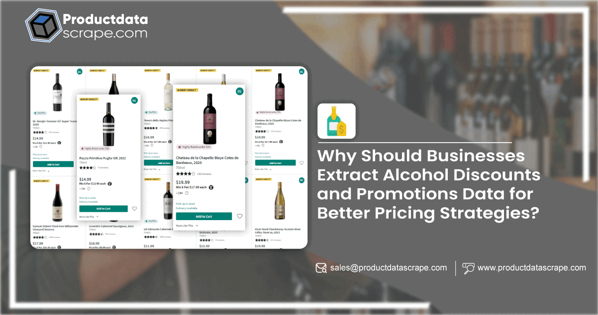 Extract Alcohol Discounts and Promotions Data for Pricing Strategies