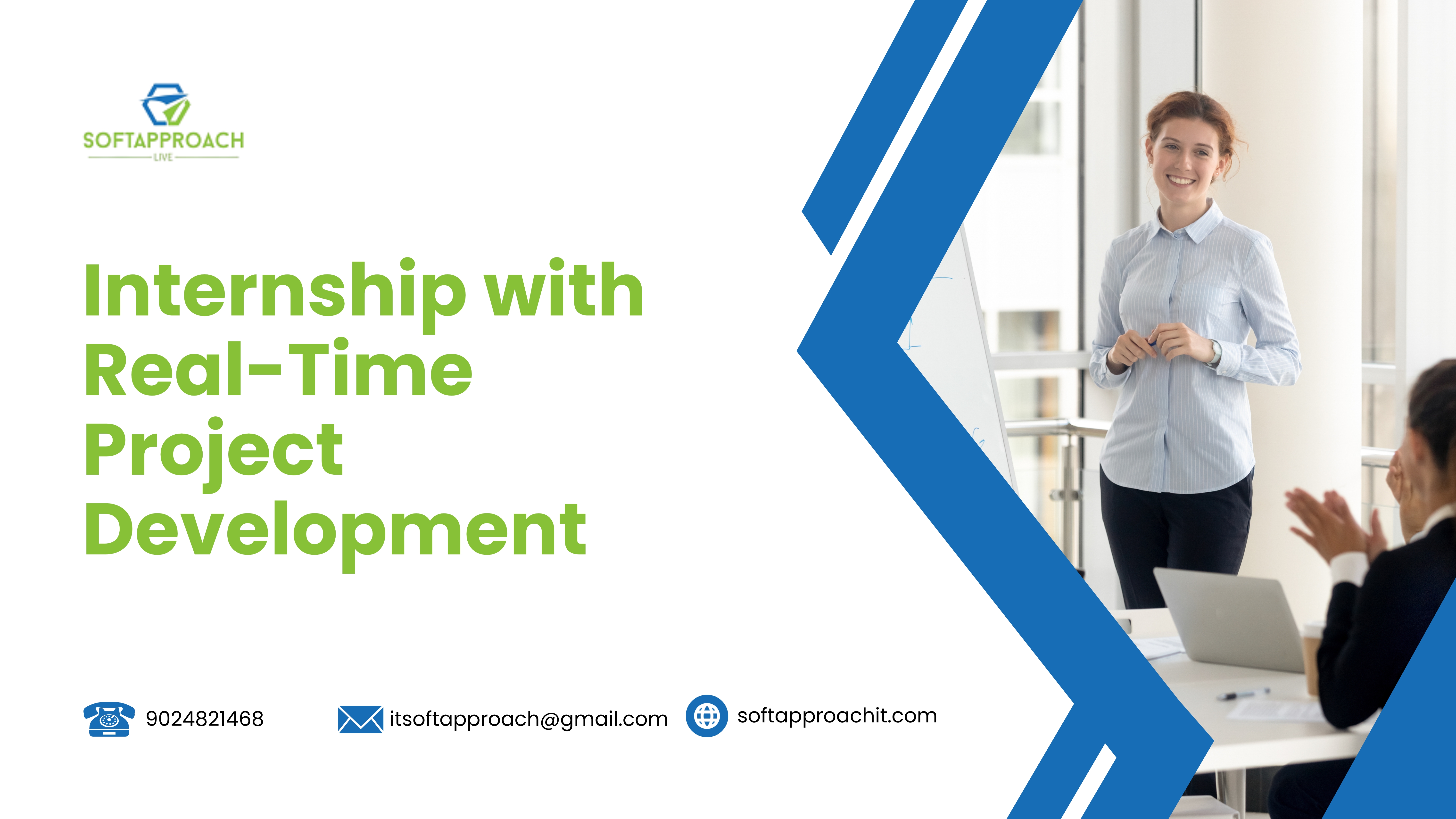 Why Choose an Internship with Real-Time Project Development at Soft Approach IT?