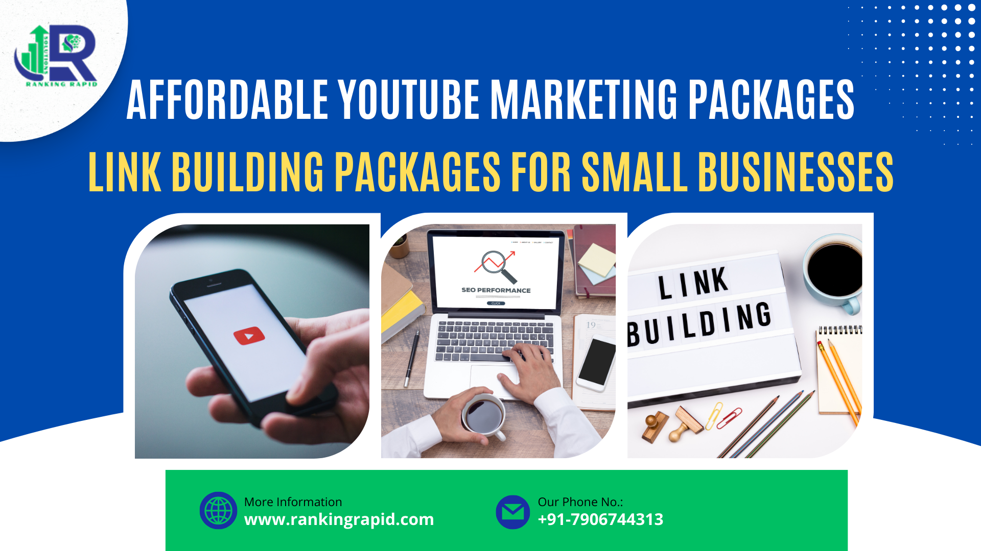 Affordable YouTube Marketing Packages & Link Building Packages For Small Businesses