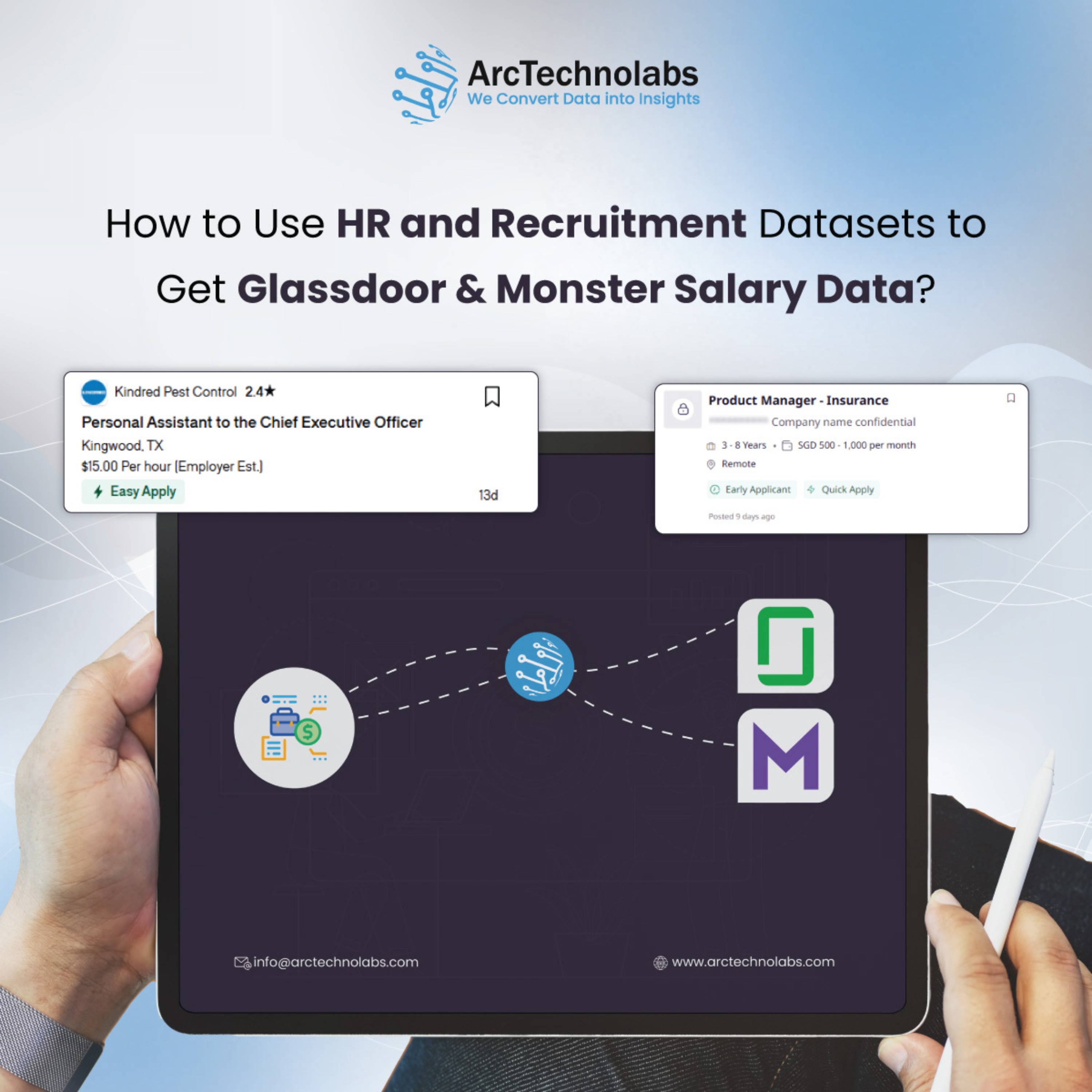 How to Use HR Datasets to Get Glassdoor & Monster Salary Data