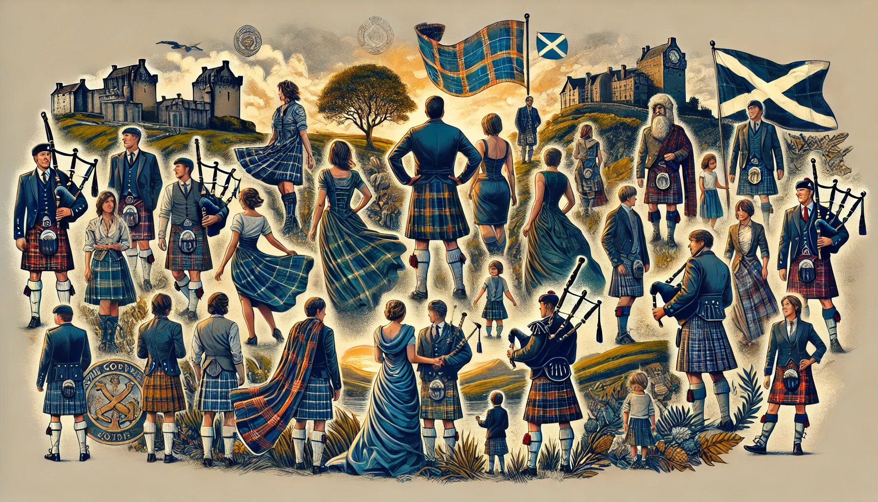 The Connection Between Kilts and Scottish Identity