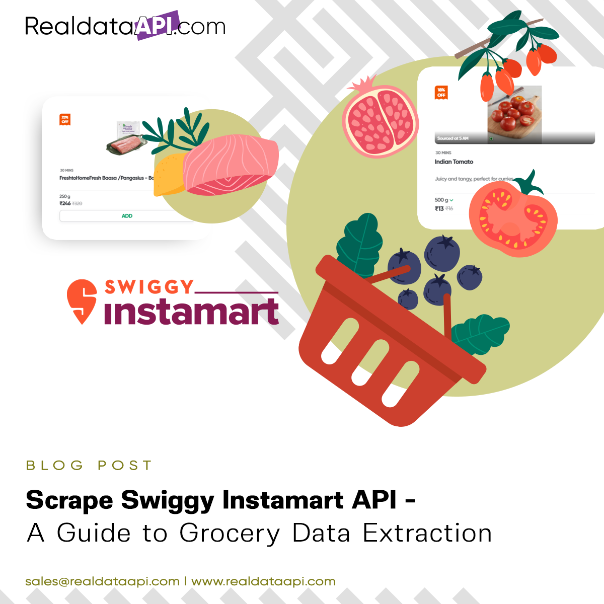 Grocery Price Monitoring API - Scrape Data from Zepto, Blinkit, and Instamart