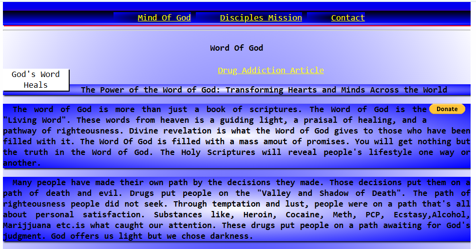 God&rsquo;s Judgment: A Message on What God Hates and the Wickedness of Man