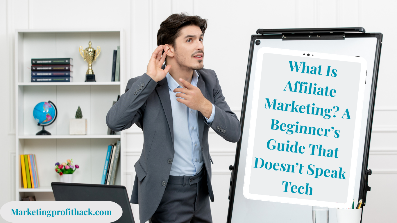 What Is Affiliate Marketing? A Beginner’s Guide That Doesn’t Speak Tech