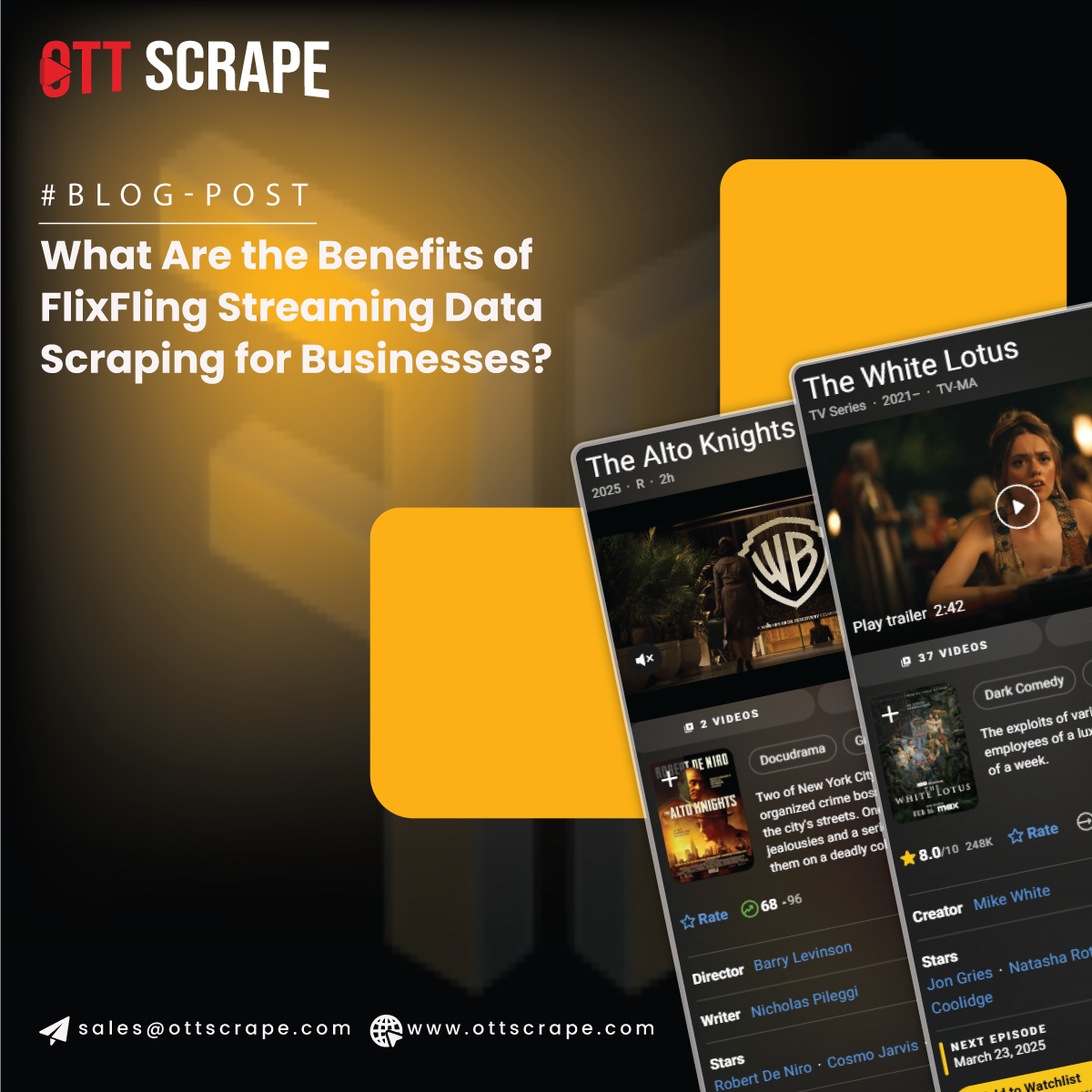Benefits of FlixFling Streaming Data Scraping for Businesses