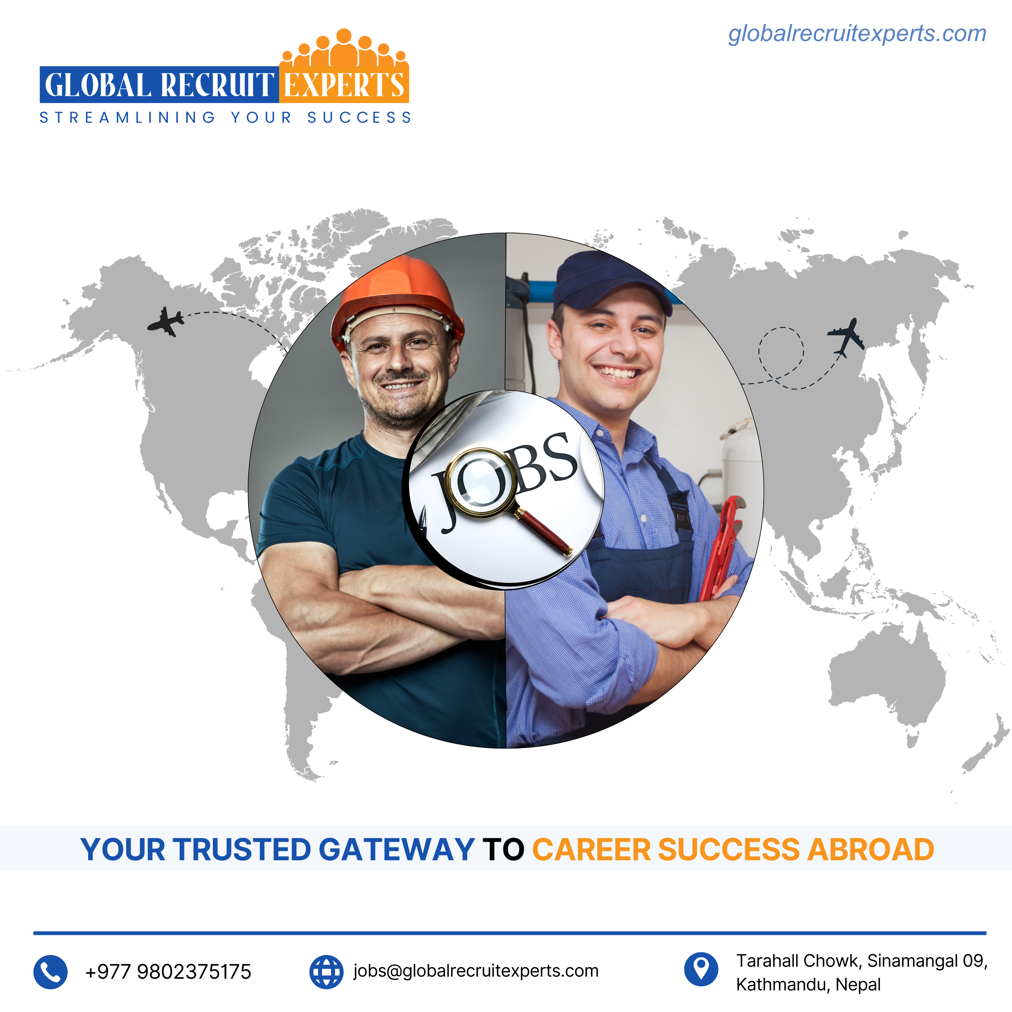 Global Recruit Experts Pvt. Ltd.: Your Reliable International Job Recruitment Agency Close To Kathmandu