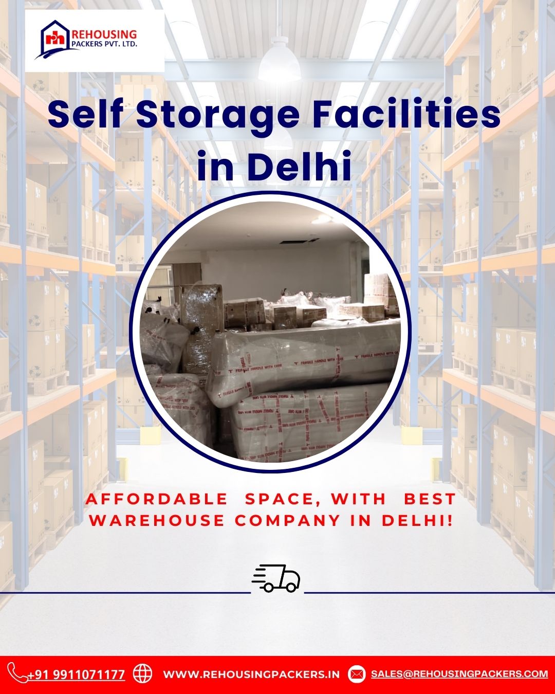 Flexible and Affordable Self Storage Options in Gurgaon
