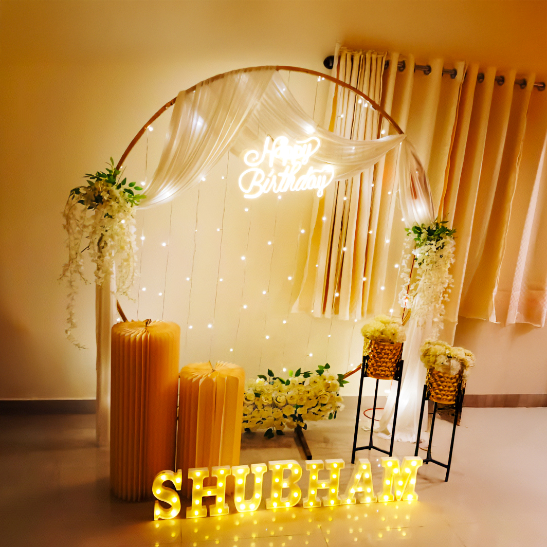 Birthday Decoration at Home | Balloon Decoration for Birthday Parties