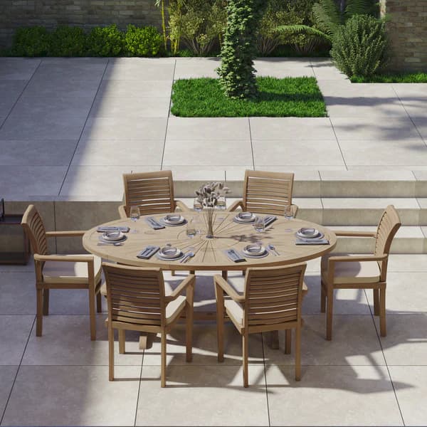 Teak Table and Chairs Sets That Elevate Outdoor Dining