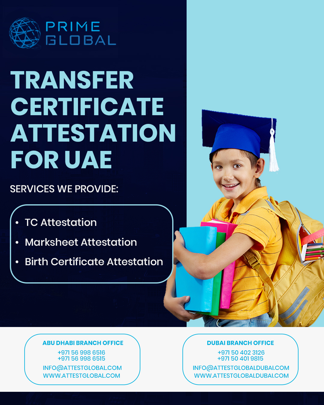 School Transfer Certificate Attestation for Visa Purposes in UAE