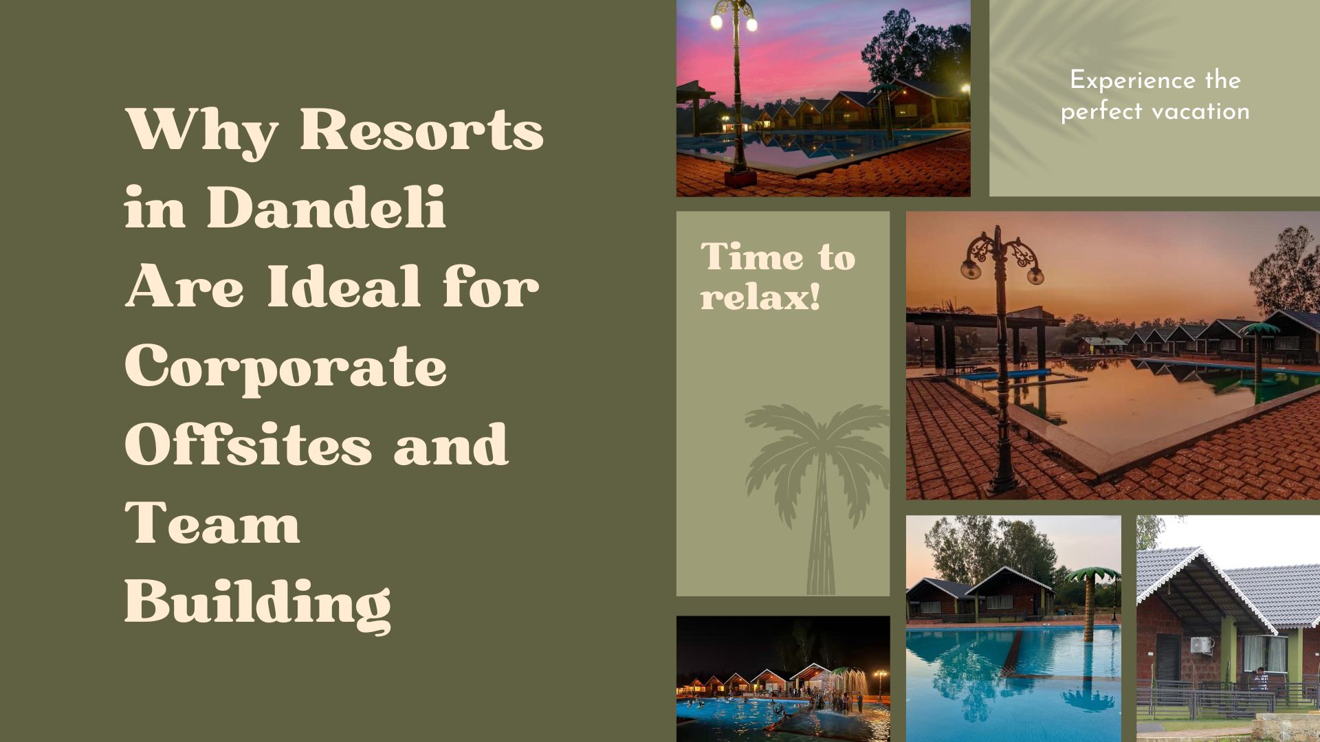 Why Resorts in Dandeli Are Ideal for Corporate Offsites and Team Building