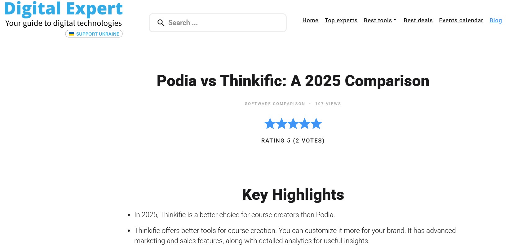 Podia vs Thinkific: Which Platform is Best for Your Online Course Business?