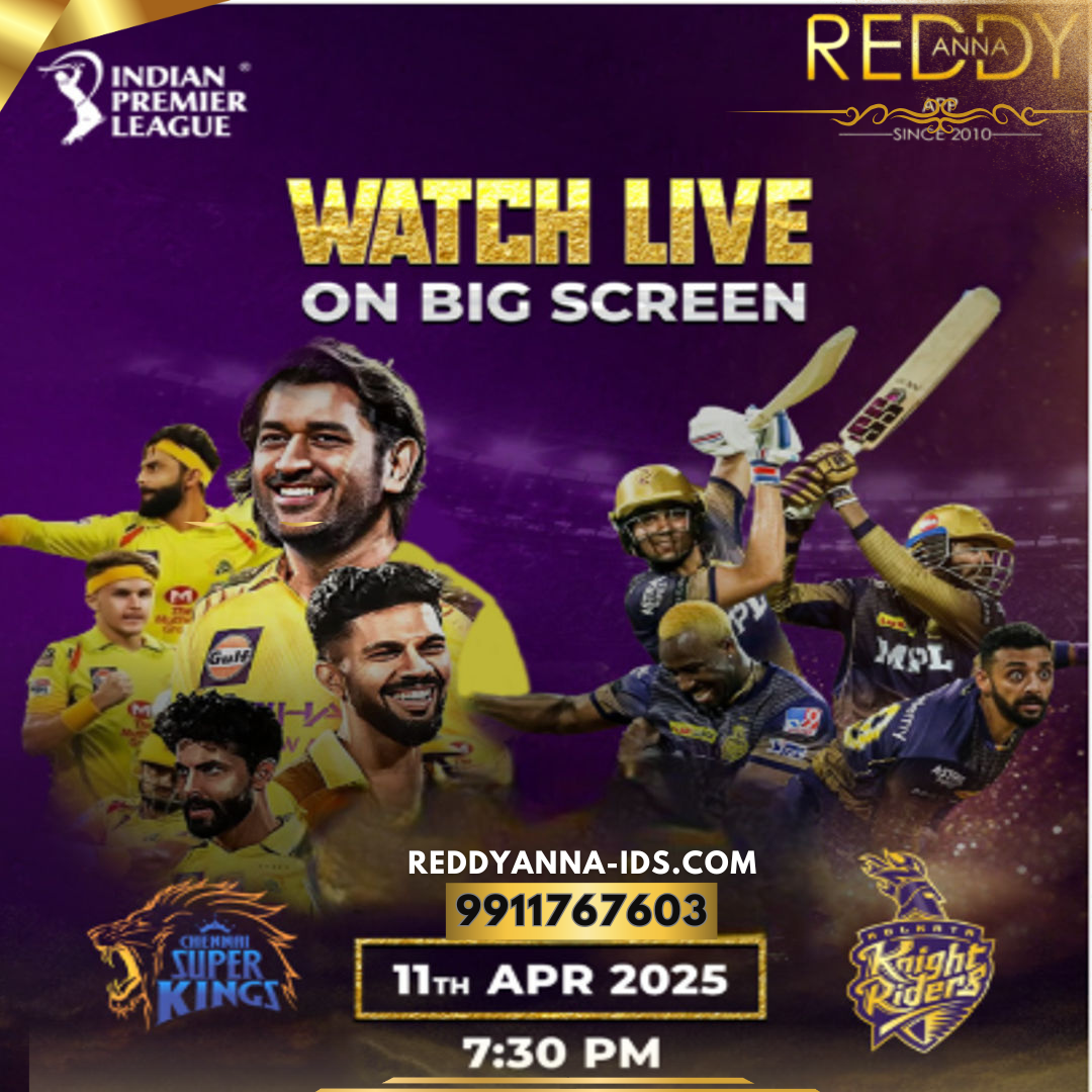 Key Players to Watch with Reddy Anna in the 17th Match of IPL 2025: CSK vs KKR at MA Chidambaram.