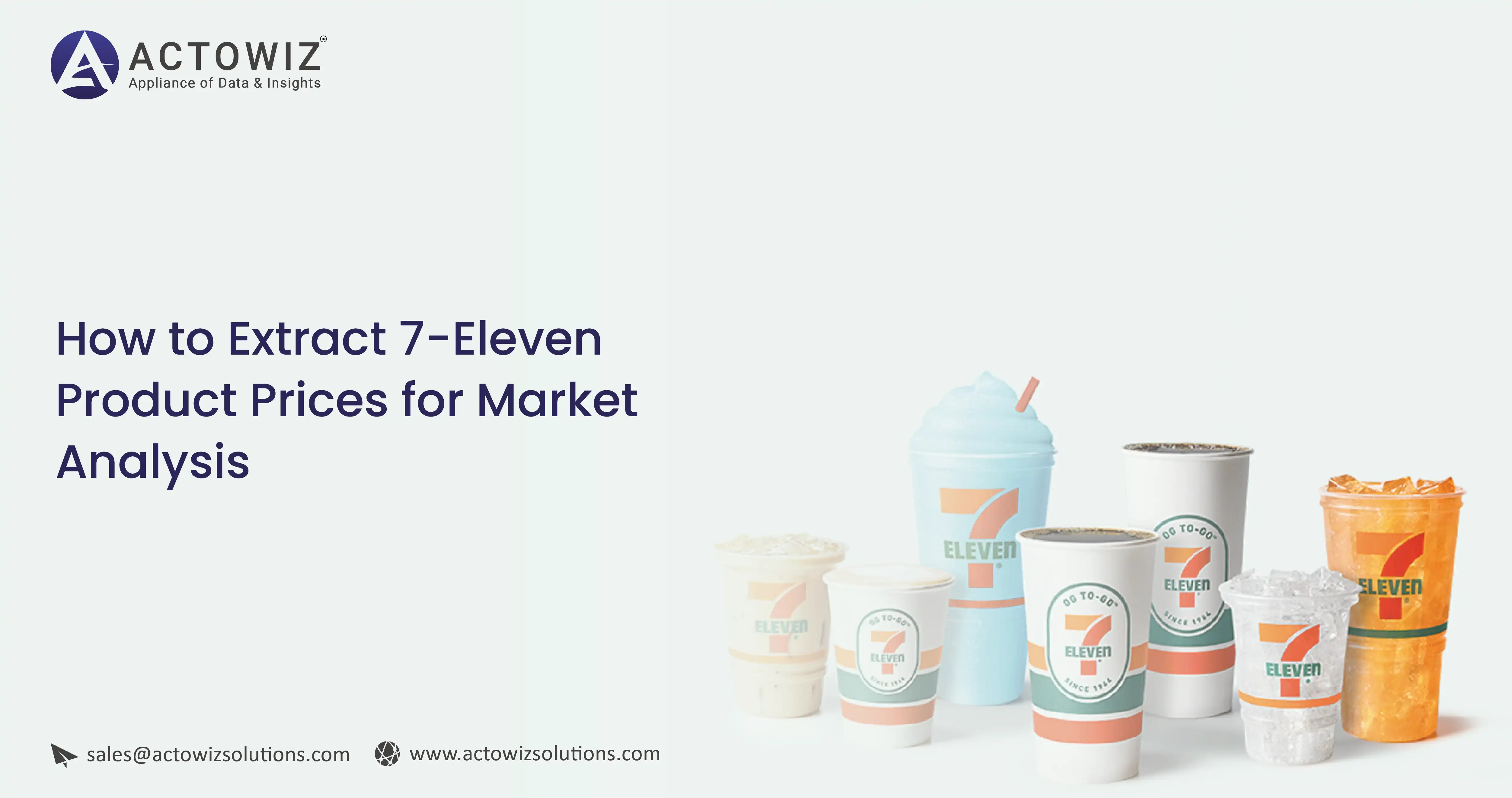 How to Extract 7-Eleven Product Prices for Market Analysis | Actowiz