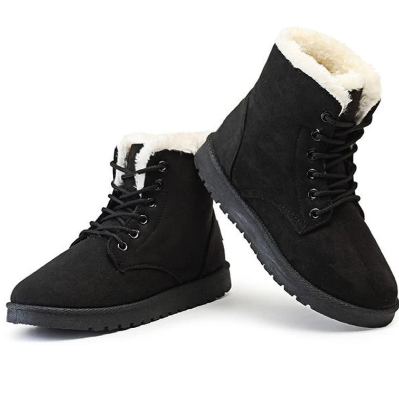 Cozy Winter Lace-Up Boots: The Essential Footwear for Cold Weather