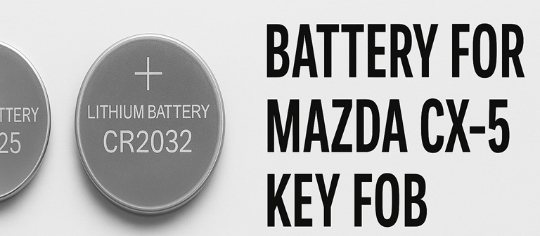 Mazda CX 5 Key Fob Battery Type for Replacement