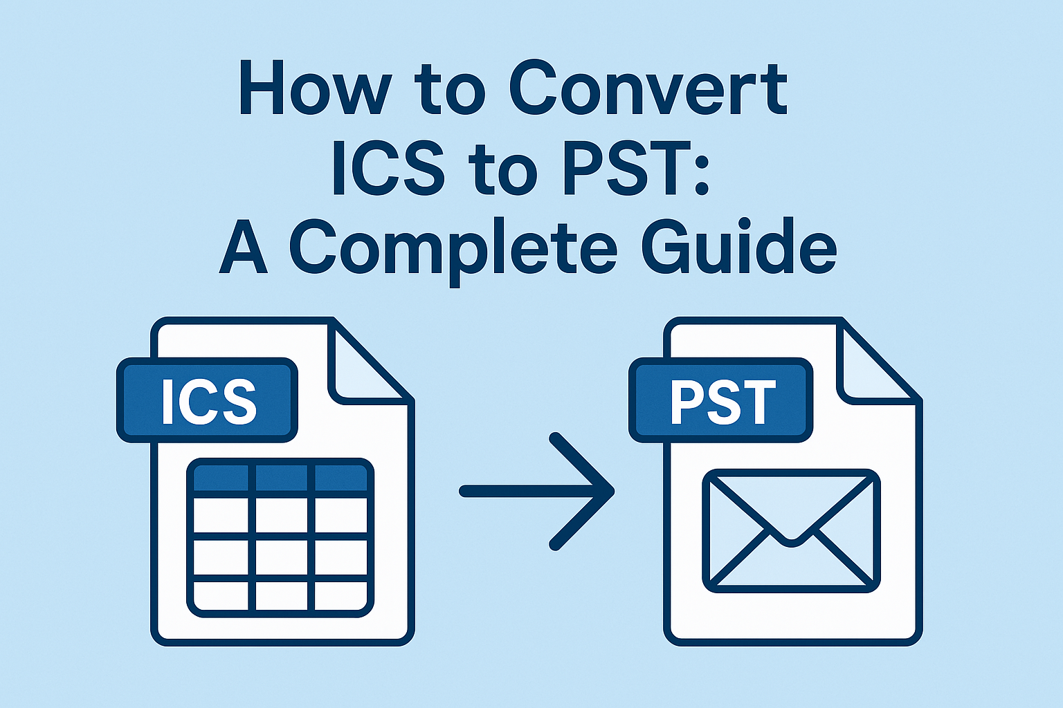 How to Convert ICS to PST: A Complete Guide