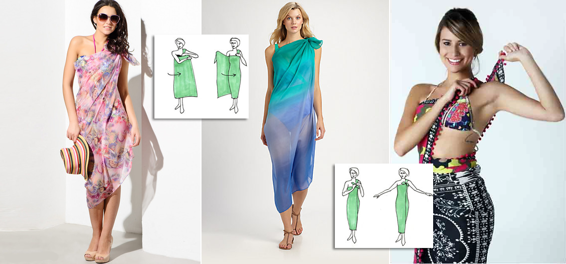 White Sarongs for Boho Style Lovers