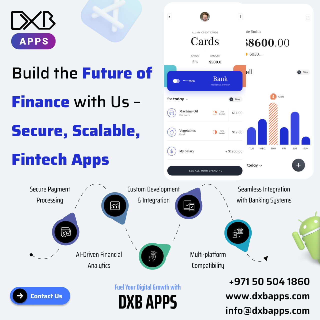 DXB APPS offers clients high-end mobile app development Abu Dhabi