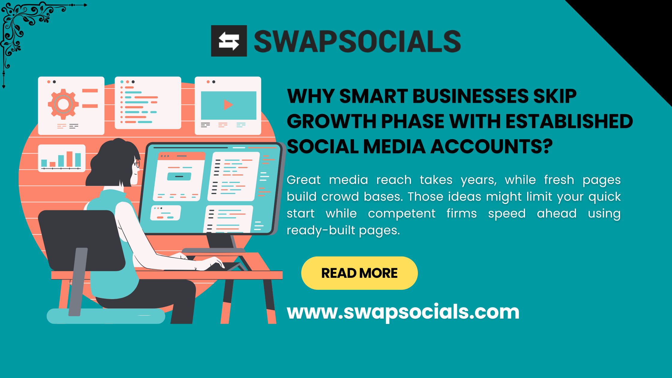 Why Smart Businesses Skip Growth Phase with Established Social Media Accounts?