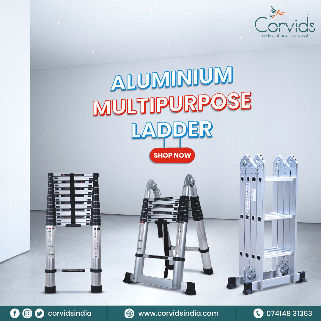 Buy Foldable Multipurpose Ladder – Versatile & Space-Saving for Home and Industrial Use