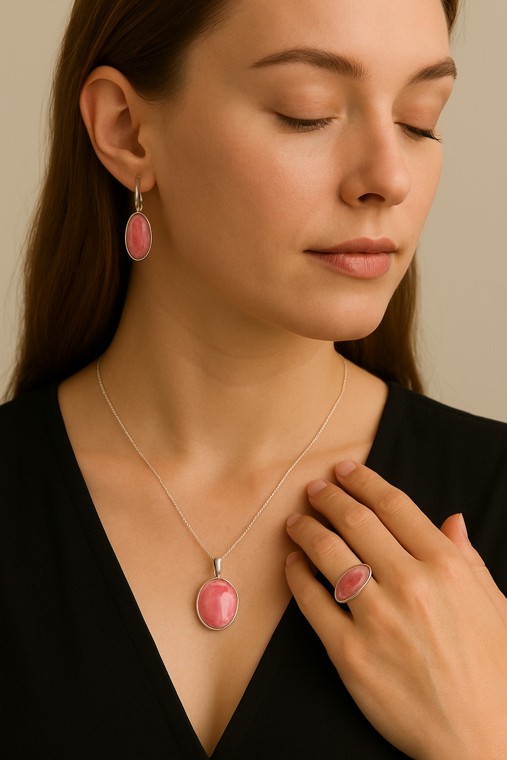 Rhodochrosite Crystal for Love, Forgiveness, and Emotional Renewal