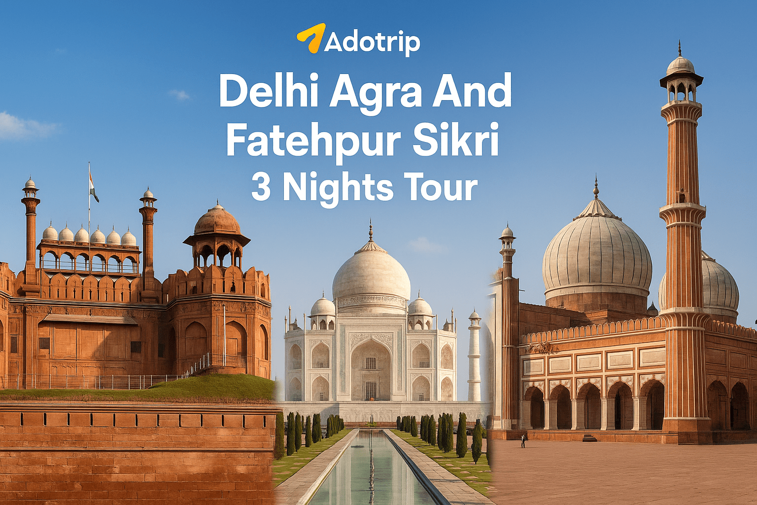 From Delhi to the Taj: A 3-Night Cultural Odyssey