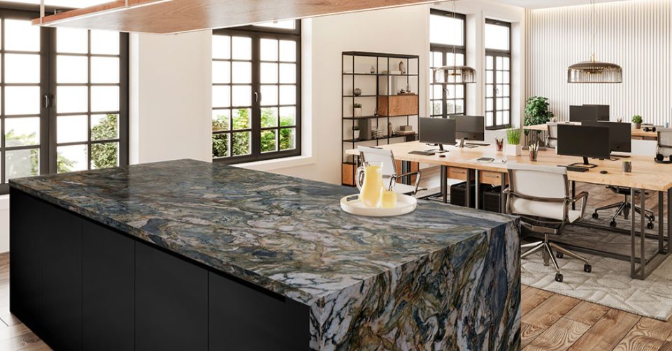 Aqua Fusion Quartzite: The Brazilian Stone Elevating Modern Kitchens