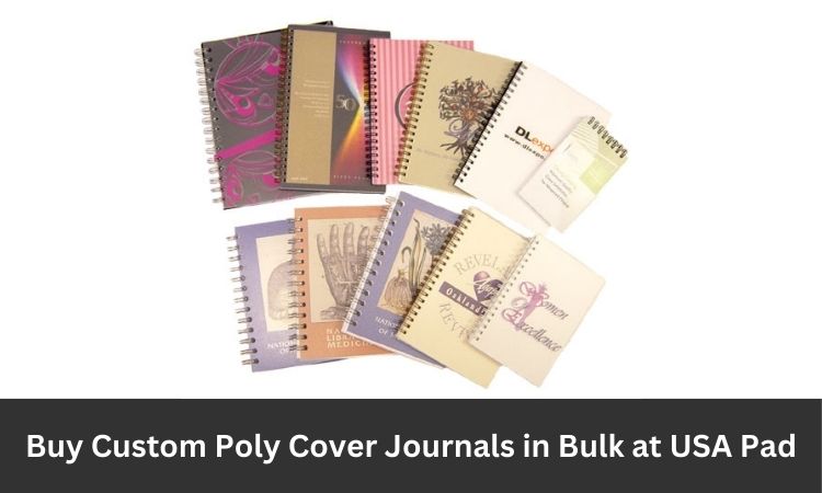 Buy Custom Poly Cover Journals in Bulk at USA Pad