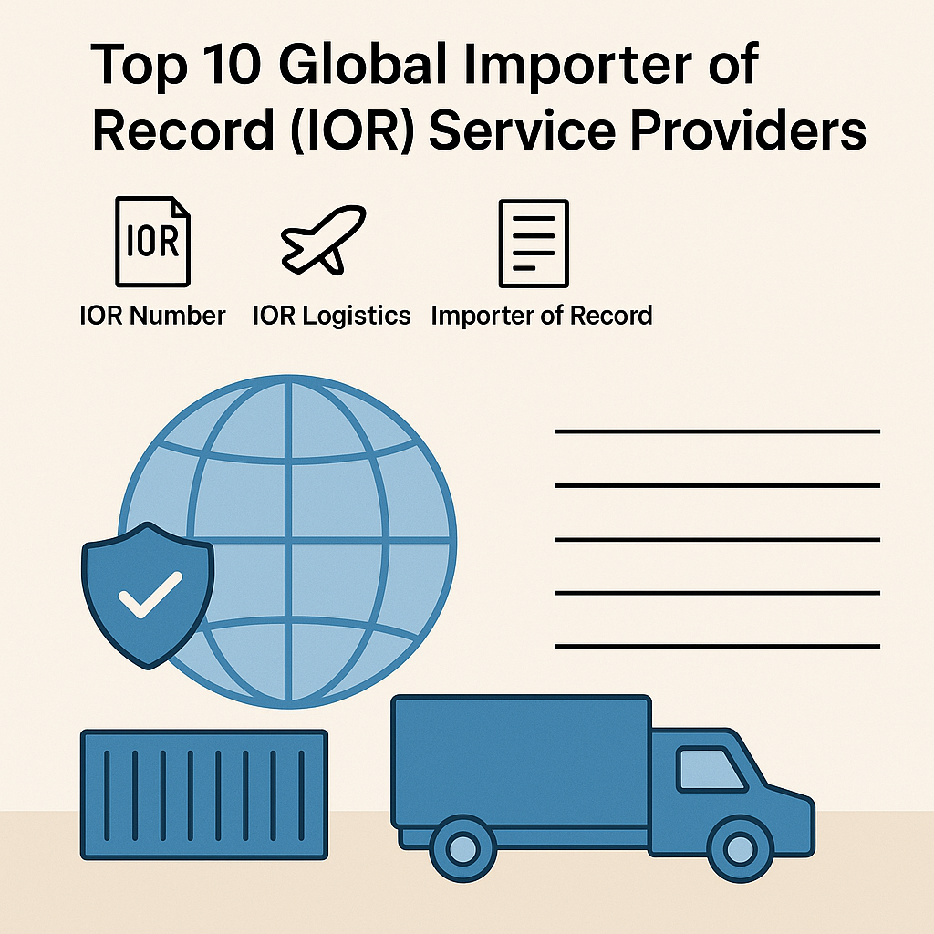 Top 10 Importer of Record (IOR) Service Providers Trusted Globally in 2025