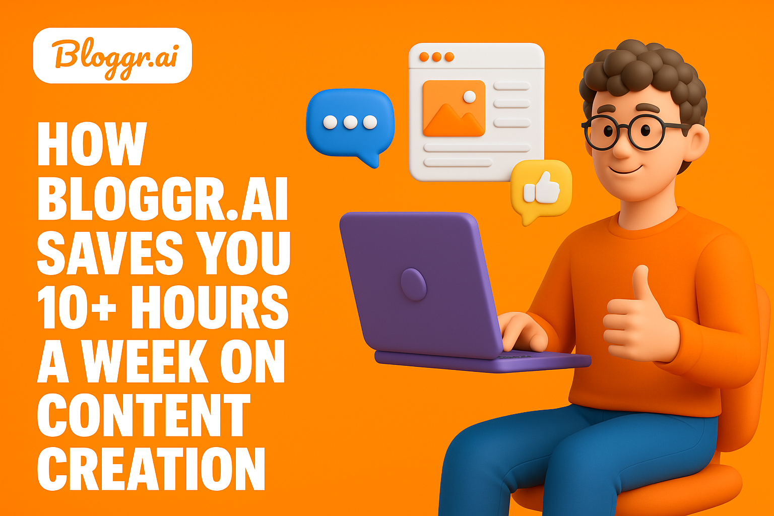 How Bloggr.ai Saves You 10+ Hours a Week on Content Creation