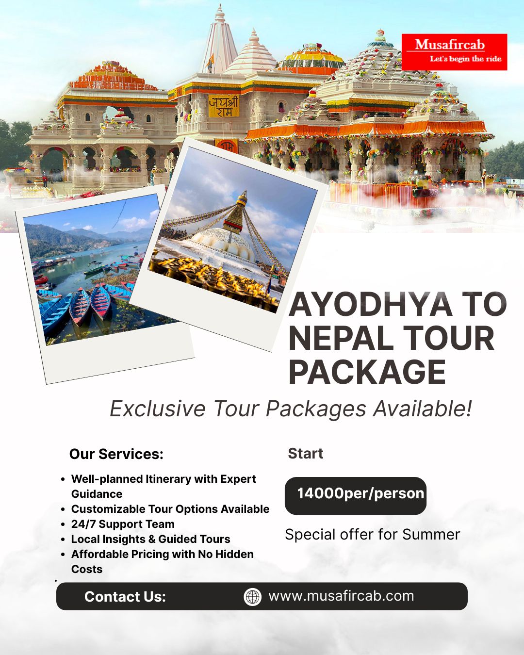 Ayodhya to Nepal Tour Package – A Sacred Journey Awaits