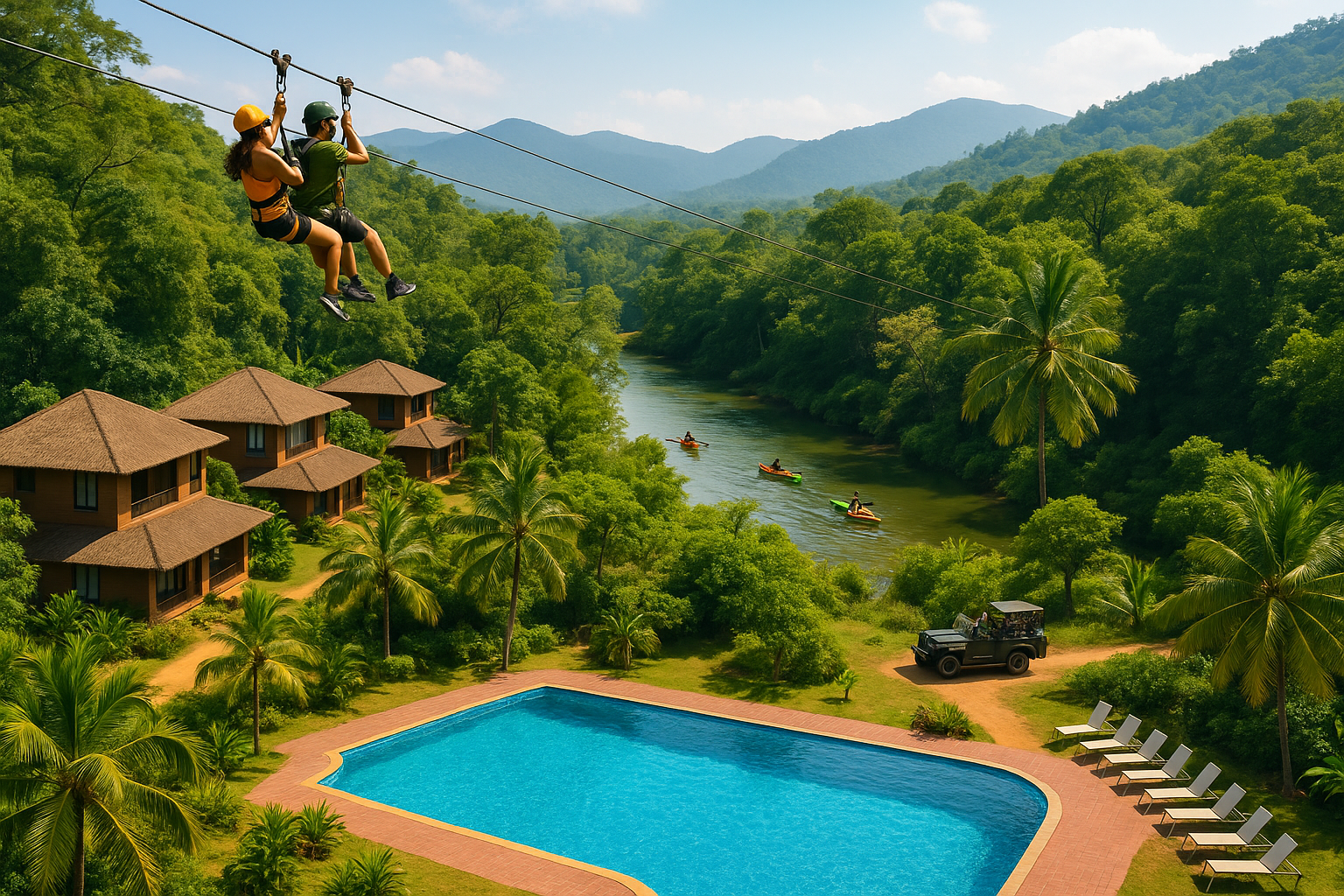 Why Choose a Resort with Adventure Activities in Dandeli?