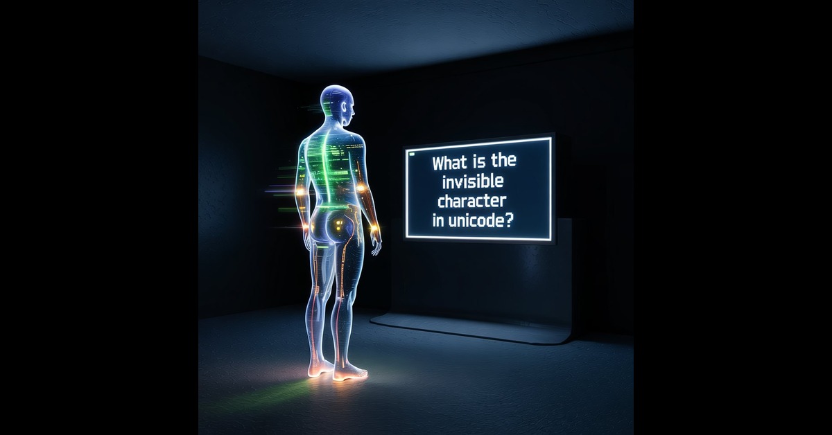 What is the Invisible Character in Unicode? A Comprehensive Guide