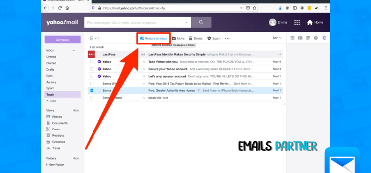How to Retrieve Deleted Emails from Yahoo Even If You Emptied Trash