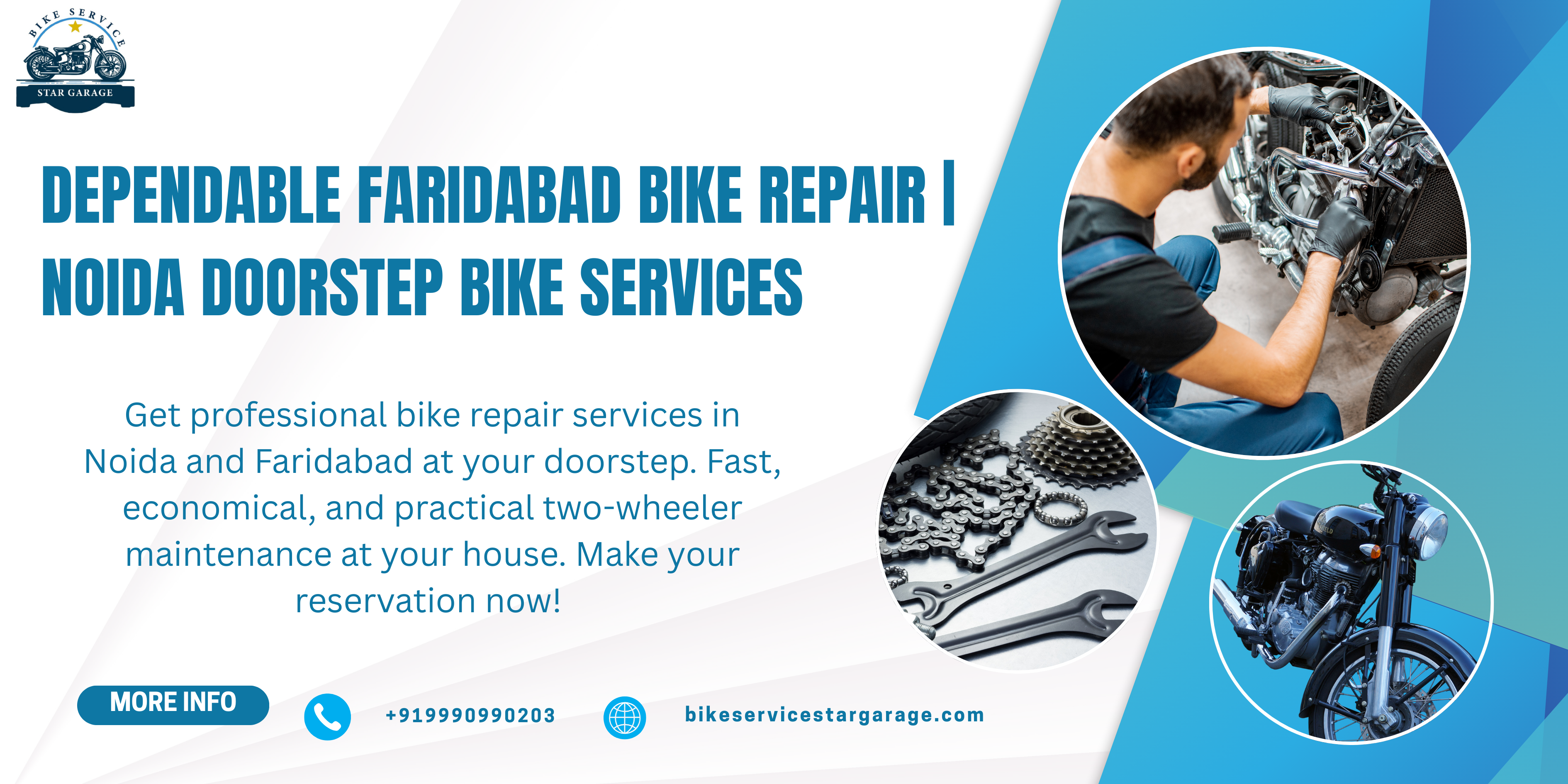 Affordable Bike Repair Service in Faridabad + Quick Doorstep Bike Services in Noida