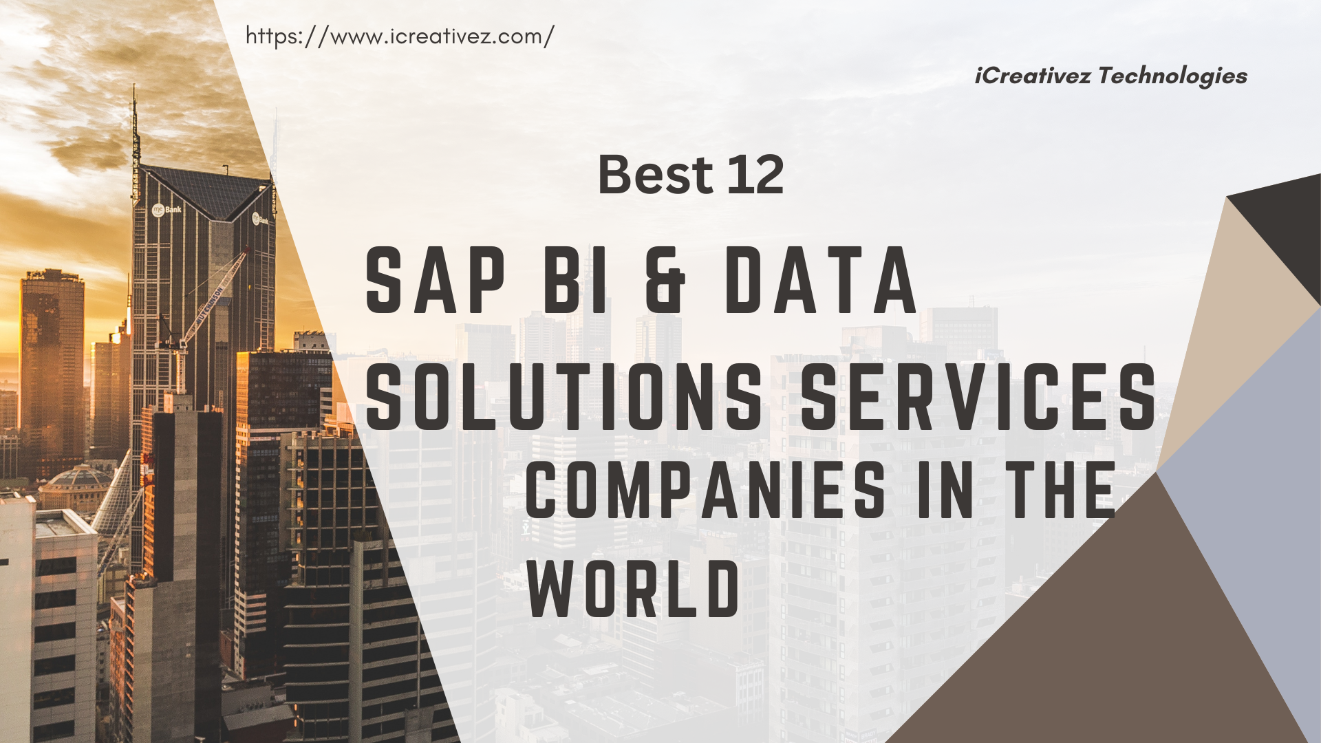 Best 12 SAP BI & data solutions Services companies in the world