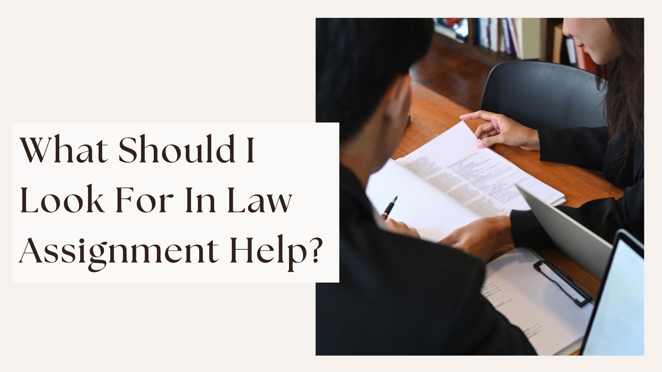What Should I Look For In Law Assignment Help?