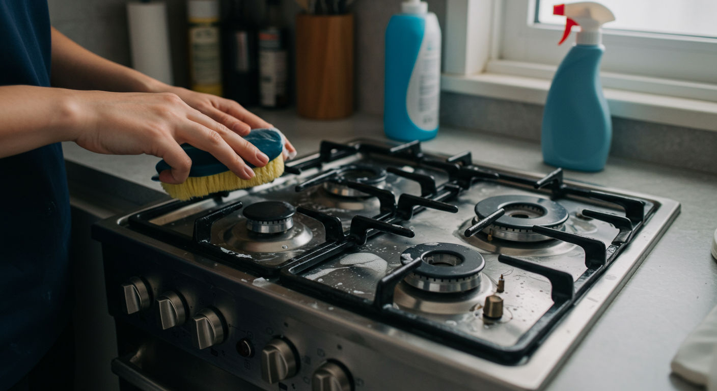 How to Clean Gas Stove Burners in 7 Steps